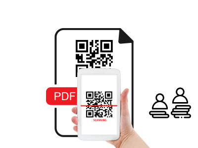 How to convert a PDF to QR code